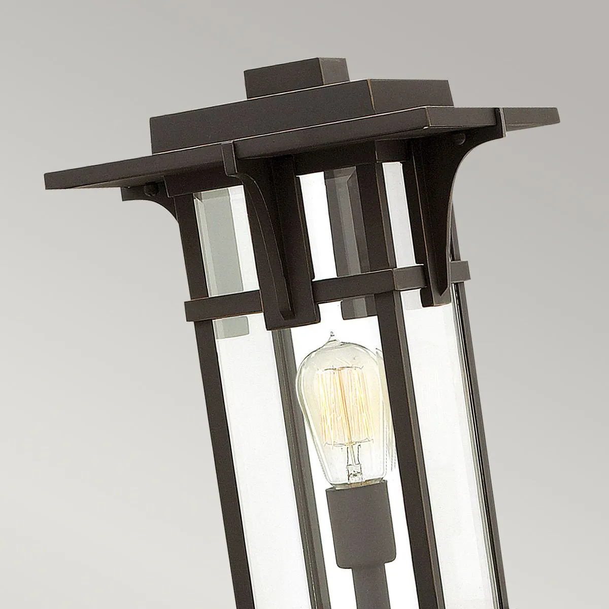 Manhattan 1 Light Pedestal | Oil Rubbed Bronze