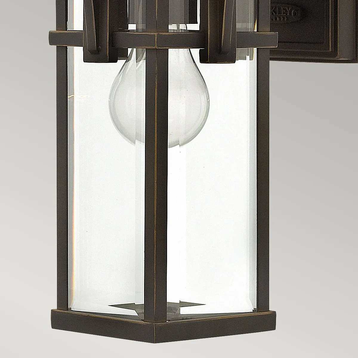 Manhattan 1 Light Small Wall Lantern | Oil Rubbed Bronze