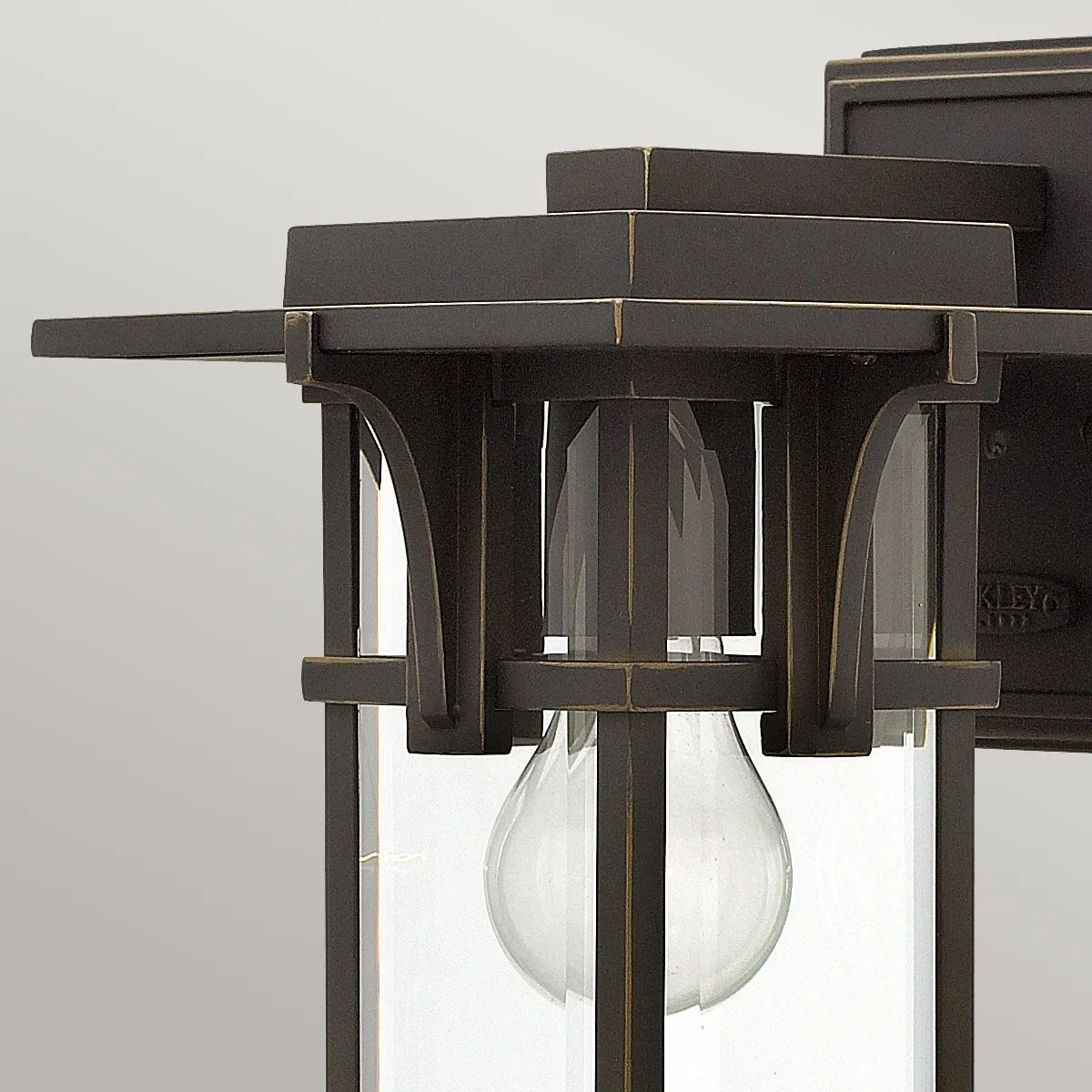 Manhattan 1 Light Small Wall Lantern | Oil Rubbed Bronze