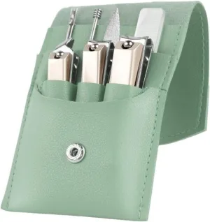 Manicure Set, Manicure Set, 7 Pieces Nail Clippers Pedicure Kit, Stainless Steel Travel Nail Kit Professional Grooming Kit, Manicure Kit with Portable Travel Pack,Nail Care Tools
