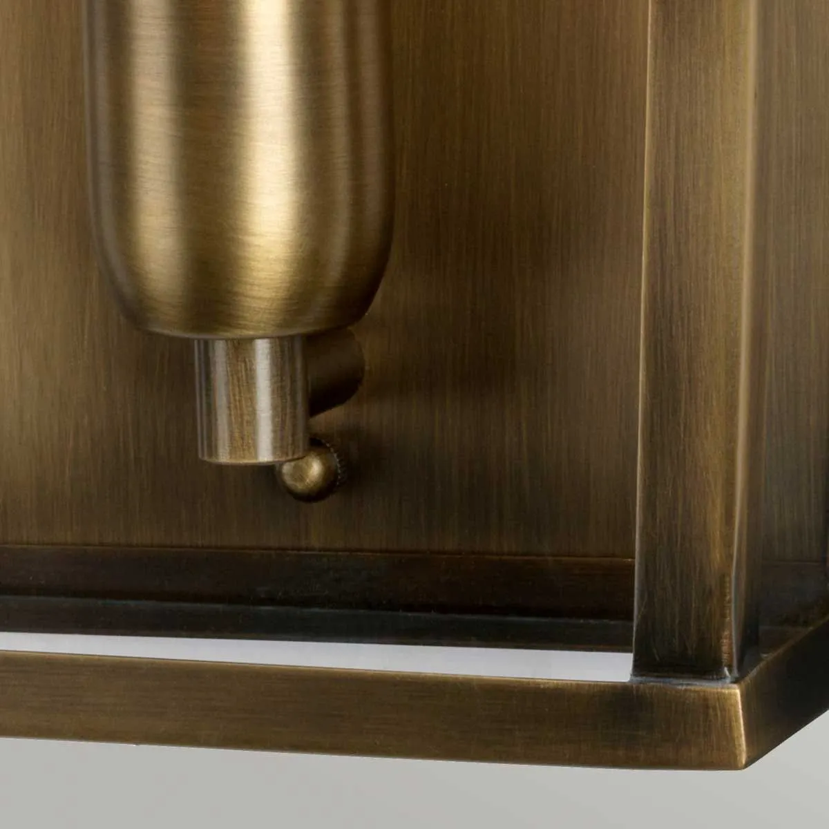 Mansion House 1 Light Wall Lantern | Aged Brass