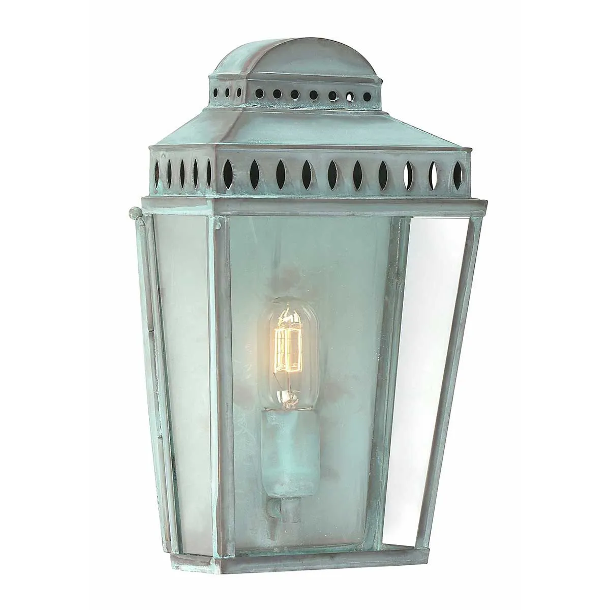 Mansion House 1 Light Wall Lantern | Verdigris