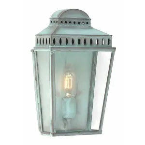 Mansion House 1 Light Wall Lantern | Verdigris