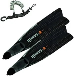 Mares Razor Pro Spearfishing Freediving Long Blade Fin w/Lanyard Coil