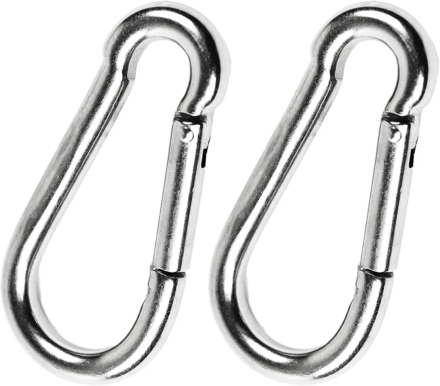 MARINE CITY 316 Grade Stainless Steel Carabiner/Clip Snap Hook 3-1/2 Inches for Climbing – Fishing – Hiking