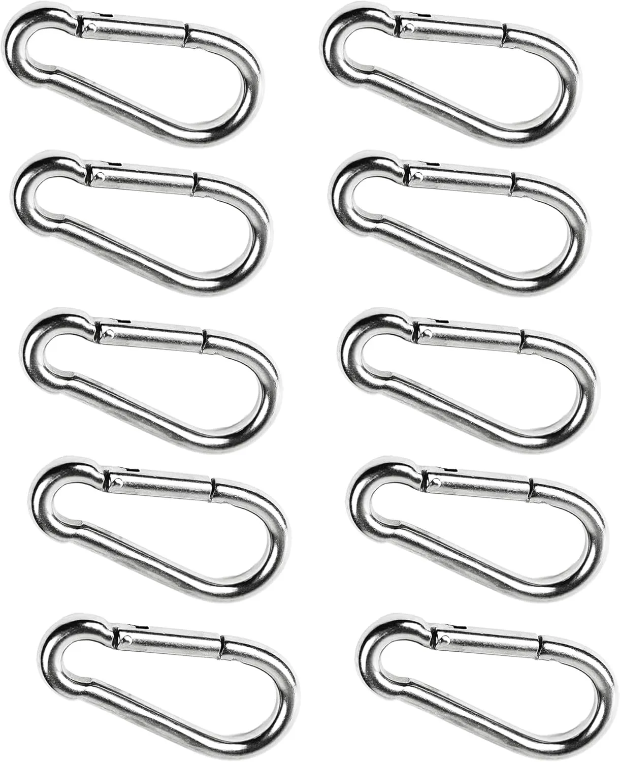 MARINE CITY 316 Grade Stainless Steel Carabiner/Clip Snap Hook 3-1/2 Inches for Climbing – Fishing – Hiking