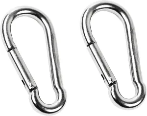 MARINE CITY Stainless Steel Carabiner Clip Snap Hook - 316 Stainless Steel Clips