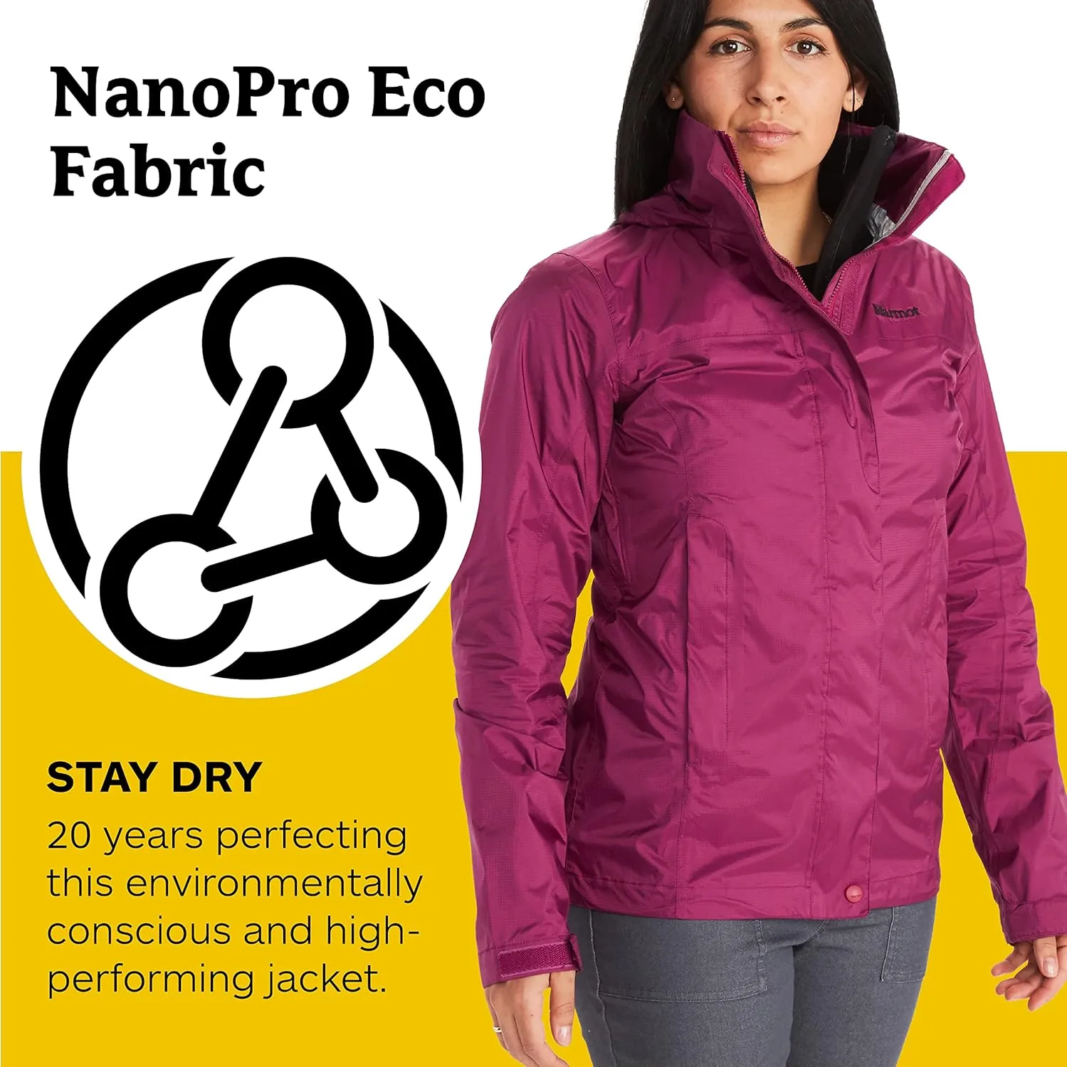Marmot Women's Precip Eco Waterproof Rain Jacket