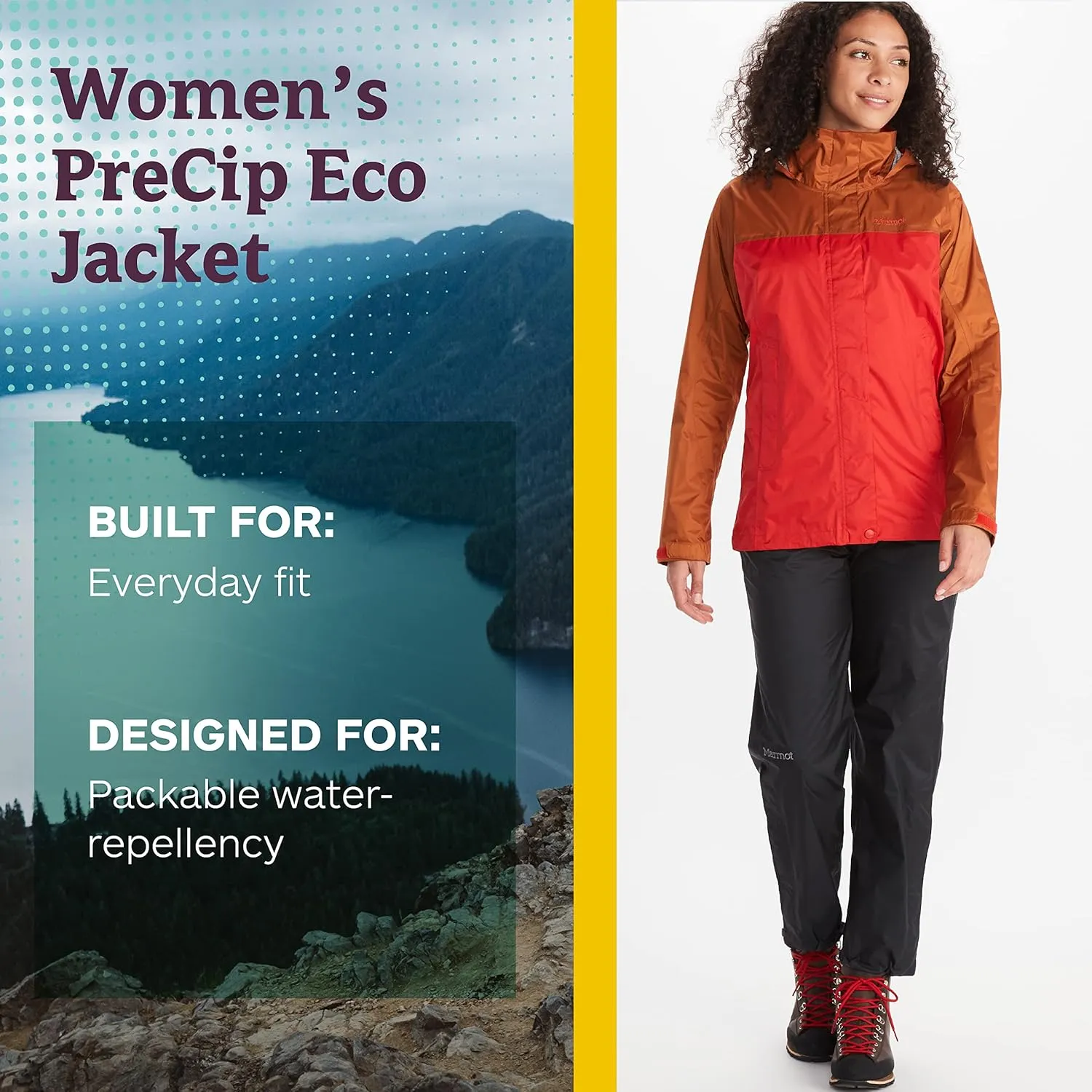 Marmot Women's Precip Eco Waterproof Rain Jacket