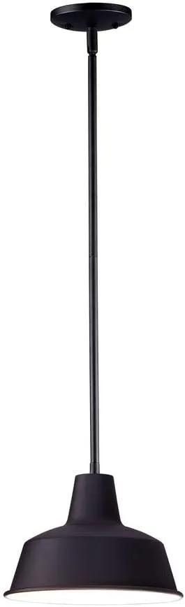 Maxim Lighting 35017BK Pier M-One Light Outdoor Hanging Lantern-8.25 Inches Wide by 5.75 inches high, Finish Color: Black