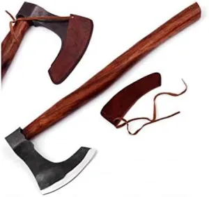 MedievalDepot Hand-Forged Viking, Norse, and Survival Axes (Skeggøx Battle2, Medium)