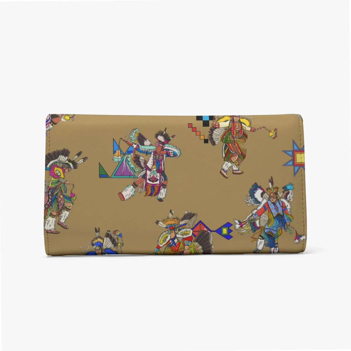 Men's Fancy Dancers Earth Foldable Wallet