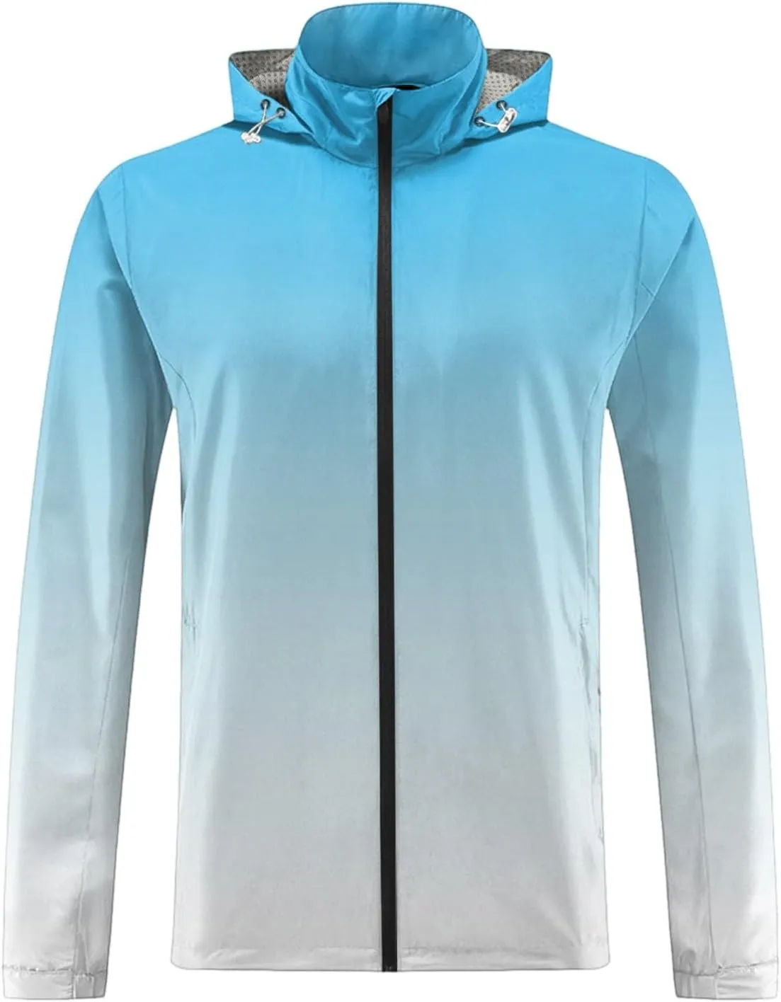 Mens Rain Jackets Waterproof with Hood Water Resistant Coat Breathable Rain Jacket Hiking Outerwear