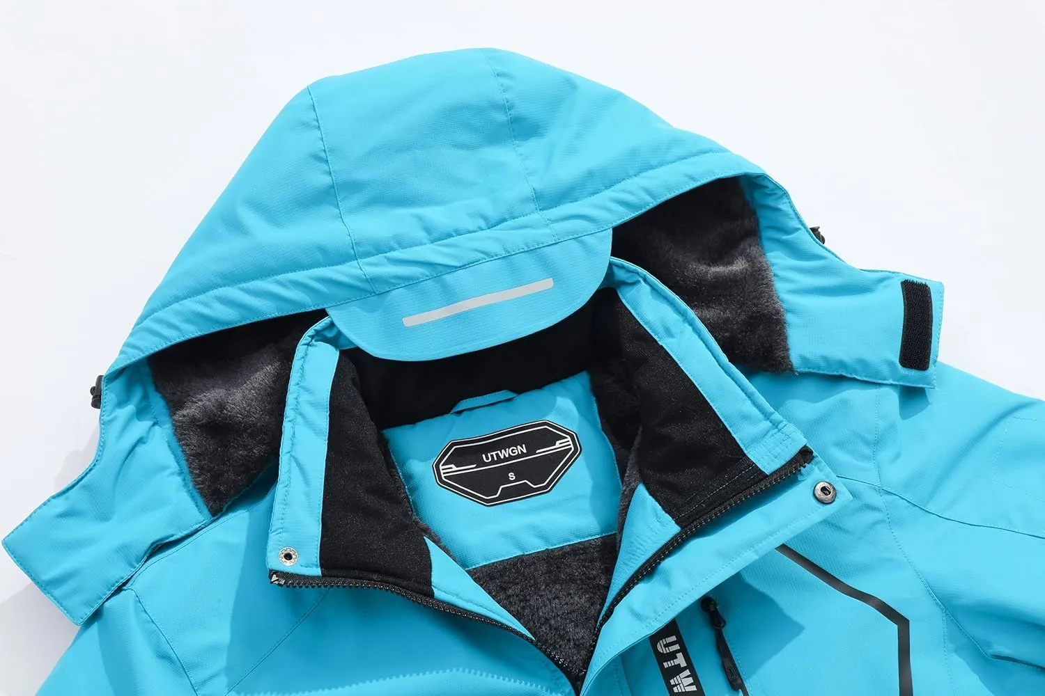 Men's Ski Jacket Winter Warm Snow Coat Waterproof Windbreaker Hooded Work Outerwear Snowboarding Jackets