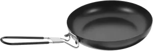 Milisten Folding Non Stick Iron Frying Pan Portable Outdoor Cooking Pot for Camping Hiking Picnic Lightweight Durable Cookware Design for Easy Carrying