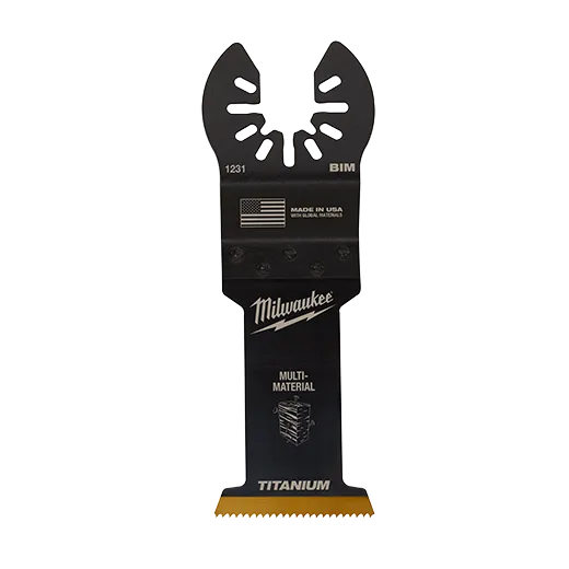 Milwaukee® Open-Lok™ 1-3/8" Titanium Enhanced Bi-Metal Multi-Material Blade 1pk