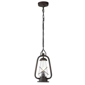 Miners 1 Light Chain Lantern | Old Bronze