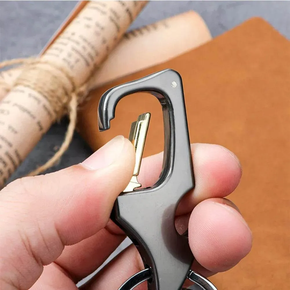 Mini Keychain Bottle Opener Knife - Foldable Tool