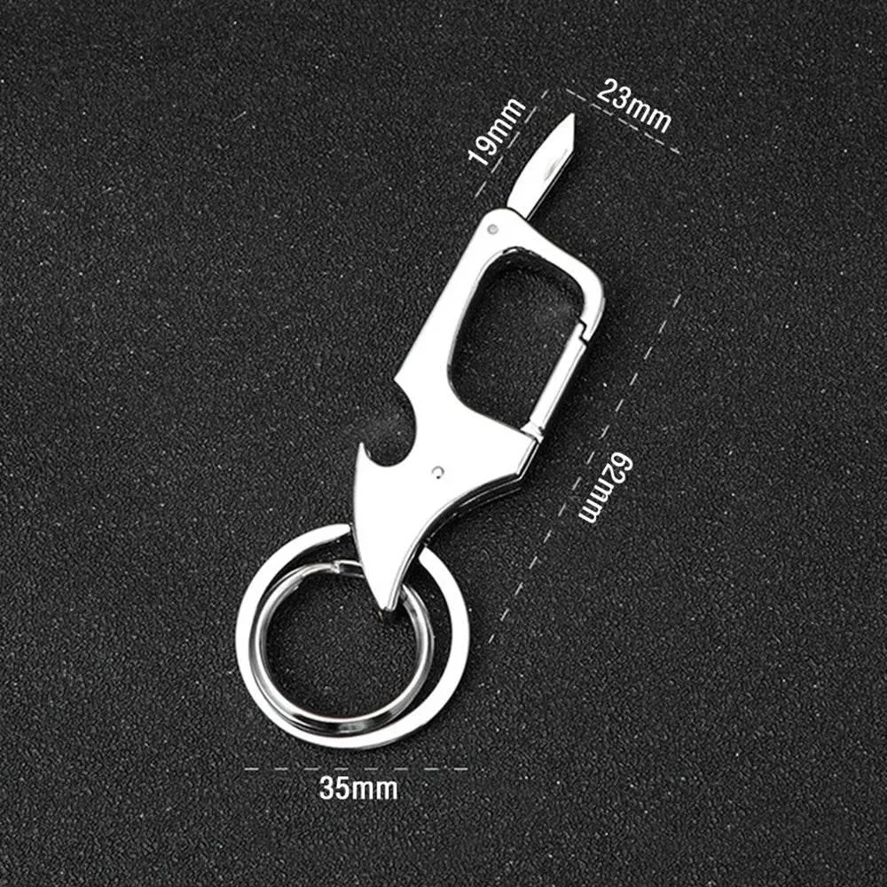 Mini Keychain Bottle Opener Knife - Foldable Tool