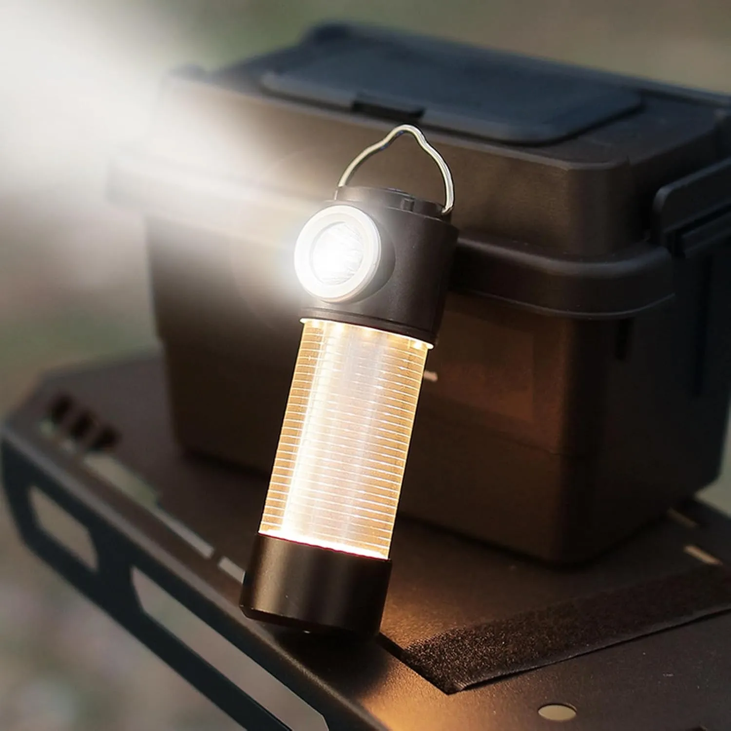 Mini LED Flash Light, Dimmable Portable Camping Lamp, High Lumens Rechargeable Camping Lantern for Outdoor Hiking, Night Working