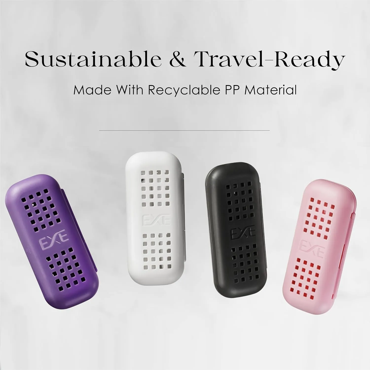 Minibox Folding Travel Toothbrush | 1 Pk w/ 2 Extra Replaceable Brush Heads | Comes with Dual-Length Bristles & Case| Compact Mini Design for Business Trips, Camping, & Outdoor Activities| Blue