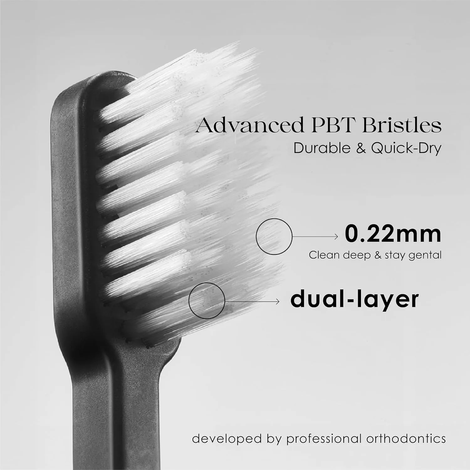 Minibox Folding Travel Toothbrush | 1 Pk w/ 2 Extra Replaceable Brush Heads | Comes with Dual-Length Bristles & Case| Compact Mini Design for Business Trips, Camping, & Outdoor Activities| Blue