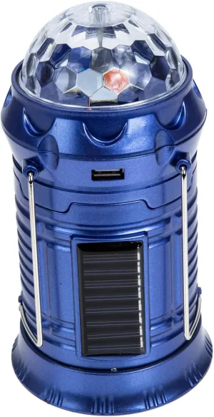 Mipcase Outdoor Solar Lantern Fan Camping Light Rechargeable Led Tent Lamp Portable Illumination Us Plug