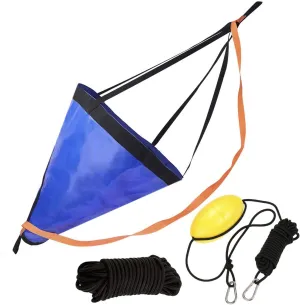 MOOCY Drift Sock with Dump Line,Harness and Buoy Sea Anchor Kit for Fishing Boat/Kayak/Pontoon