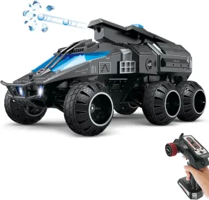 Mostop Remote Control Car, 1200pcs Water Shots RC Crawler 6WD Hobby RC Cars for Kids Boys, 1/12 Scale Off-Road Rock Crawler RC Car Space Vehicle Toy Gift with Speed & Steering Control Car