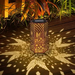 Mothers Day Gifts Hummingbird Solar Lights Outdoor - Birthday Gifts for Women, Men, Mom, Solar Lanterns Outdoor Waterproof Hanging Garden Decor for Outside, Patio, Outdoor, Yard, Lawn, Balcony