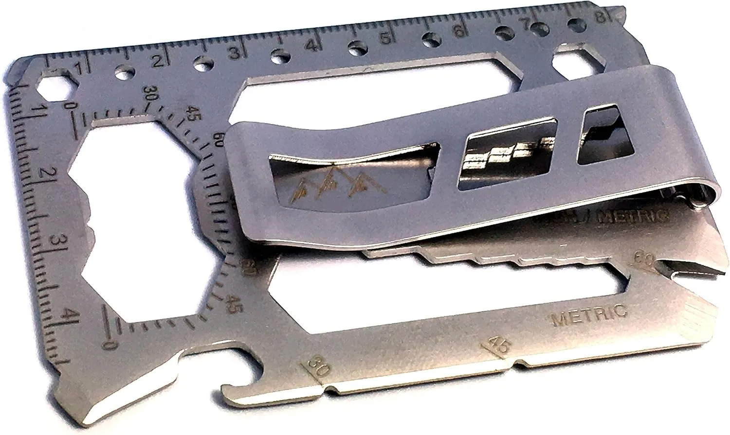 Mountain Man Multi-Tool with Removable Money Clip - 40 tools in 1