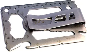 Mountain Man Multi-Tool with Removable Money Clip - 40 tools in 1