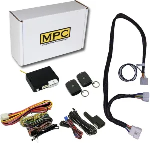 MPC Remote Start Kit Compatible with 2012-2014 Toyota Yaris Hatchback G-Key ONLY - with T-Harness - Firmware Preloaded - (2) Ultra-Compact Extended Range 1-Button Remotes - Up to 2,000 ft