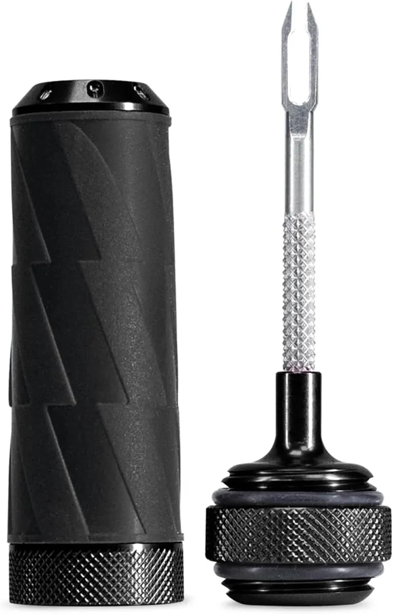 Muc-Off Bicycle Tubeless Punk Repair Kit, Lightweight, Compact, Convenient to Carry, Puncture Plug Tool, Black