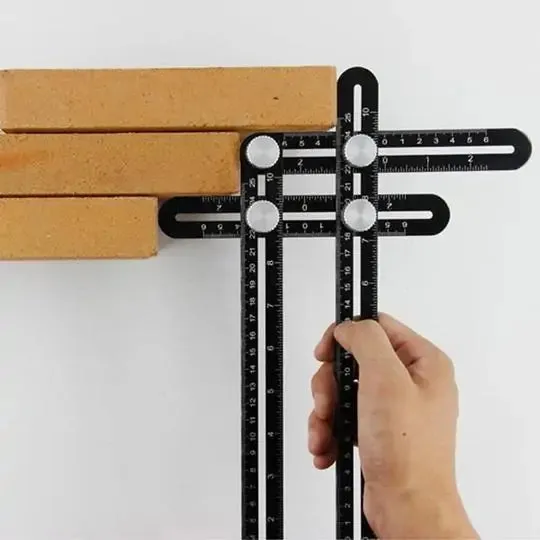 Multi-Angle Measuring Folding Ruler