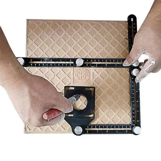 Multi-Angle Measuring Folding Ruler