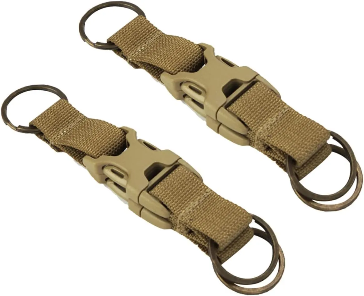 Multi Functional Three Buckle Keychains for Mountaineering Camping Hiking Attachments for