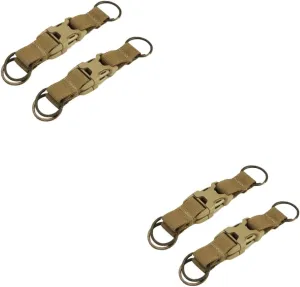 Multi Functional Three Buckle Keychains for Mountaineering Camping Hiking Attachments for