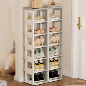 Multi-layer Foldable Shoe Rack Shelf, Portable Shoe Organizer For Home, Office