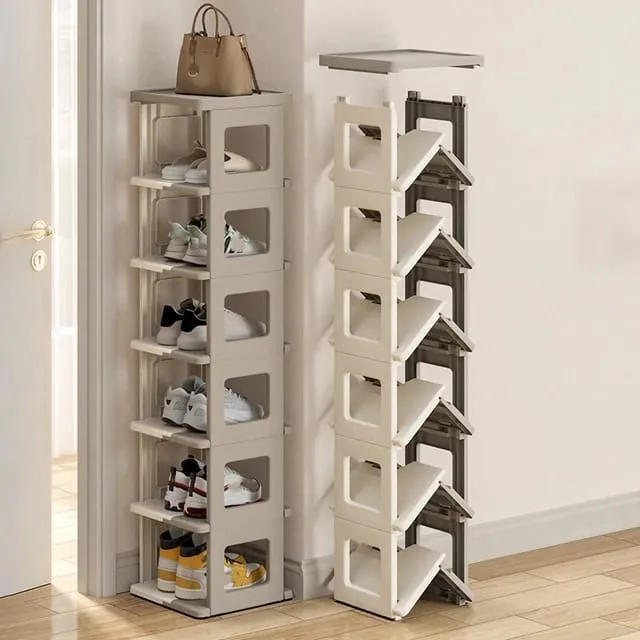 Multi-layer Foldable Shoe Rack Shelf, Portable Shoe Organizer For Home, Office