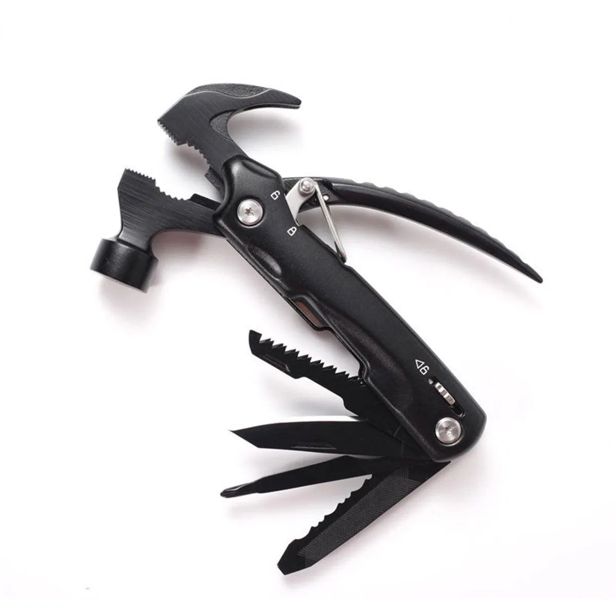Multi-purpose Crate Hammer Nail Lifting Life-saving Pliers Tool Outdoor Camping