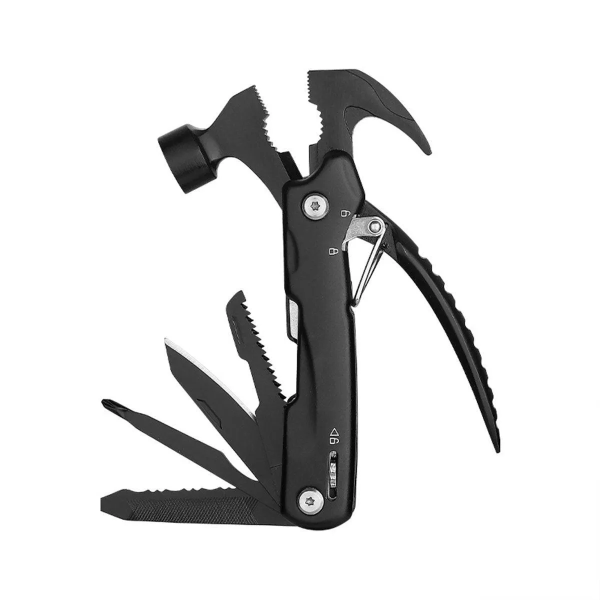 Multi-purpose Crate Hammer Nail Lifting Life-saving Pliers Tool Outdoor Camping