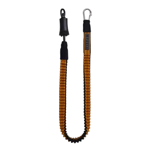 Mystic Kite Safety Leash Long-Black/Orange