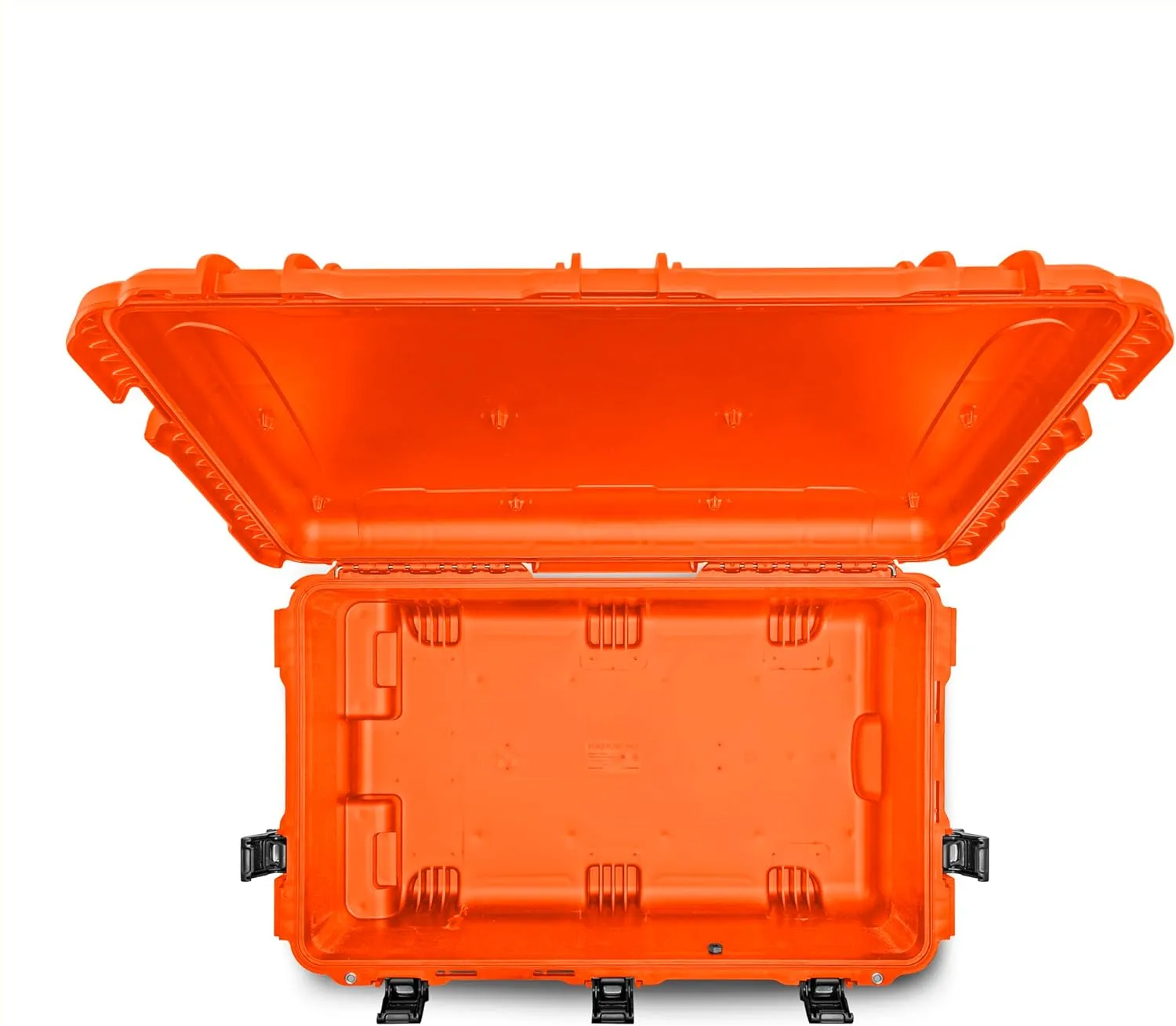 Nanuk 962 Survival Gear Storage Case w/Wheels-for Preppers, Survivalist, First Aid and Emergencies - Waterproof, Dustproof, and Impact Resistant-Empty (Orange)