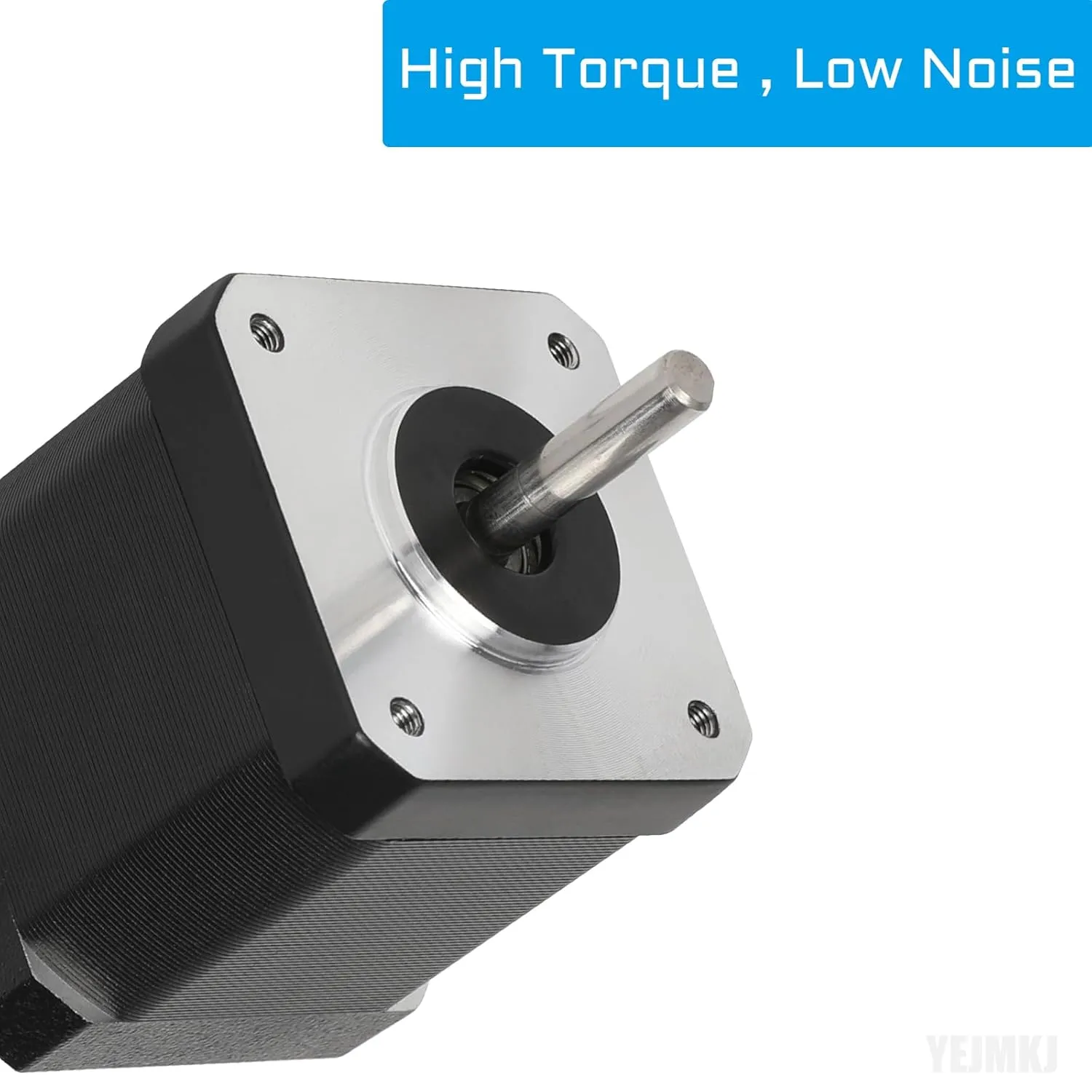 Nema 17 Stepper Motor 48MM Bipolar 2 A 48Ncm (67.97oz.in) 42 Motor 2 Phase Stepper Motor 1.8 Degree 4-Lead with 1m Cable and Connector for DIY CNC 3D Printer, 1.66x1.66x1.89inch