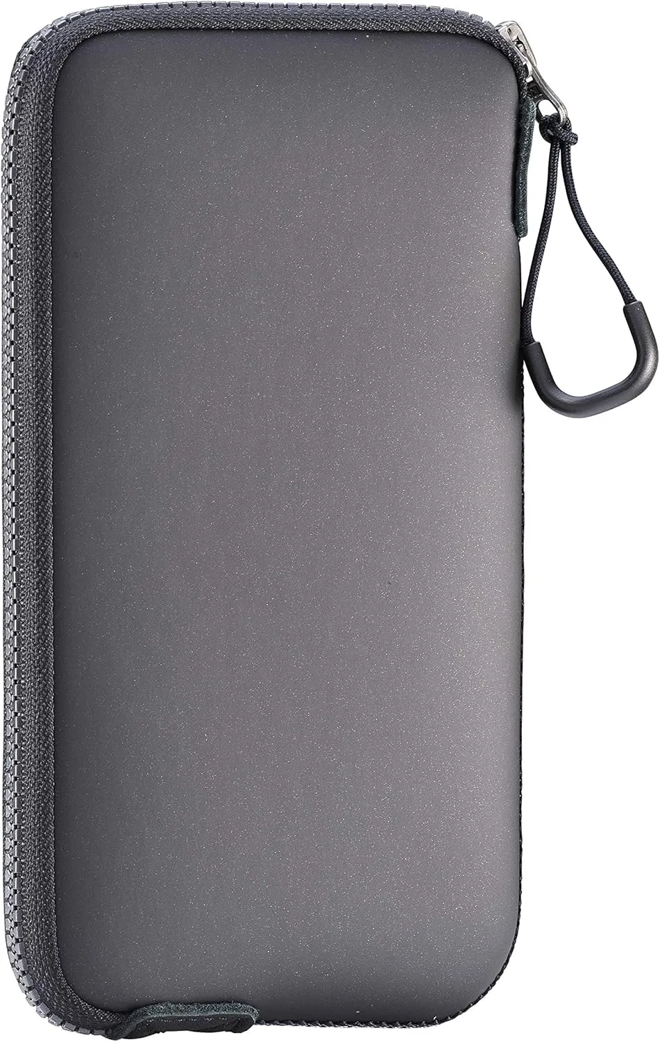 Neoprene Phone Pouch, Lightweight Protective Cellphone Sleeve with Large Zipper Opening, Inner Pocket, Thermal Insulated, Durable Cell Phone Carrier for iPhone & Smartphones [ Carbon]