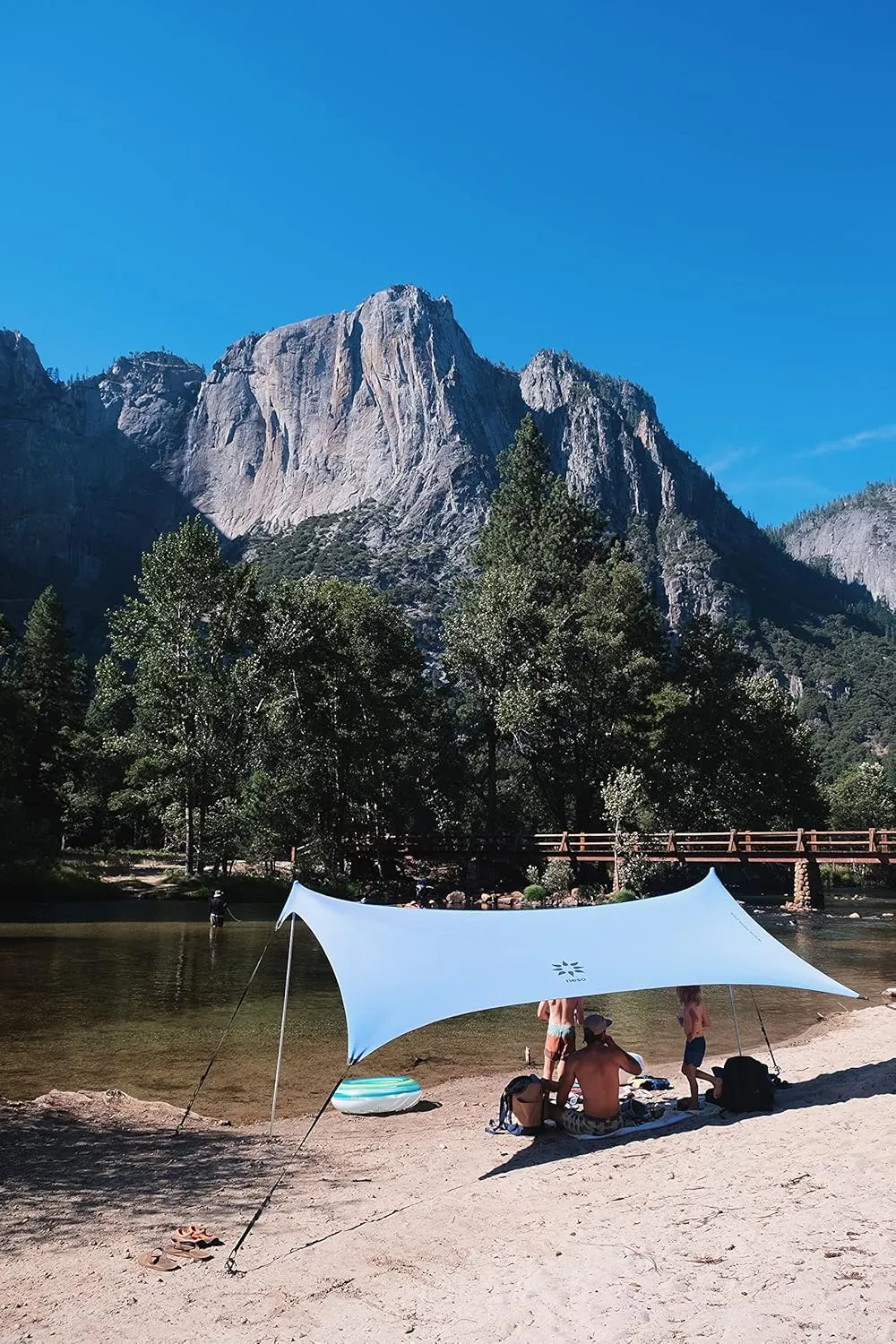 Neso Sidelines Grande : Versatile Sports Sun Shelter, Patented Corners & Poles, 100% Recycled Stakes