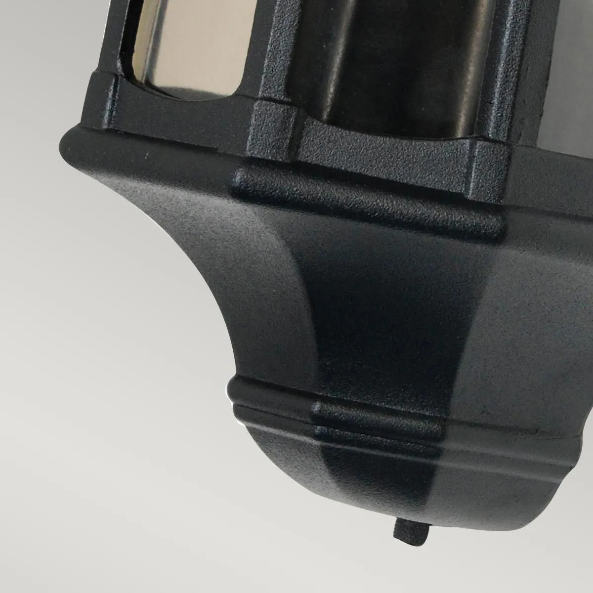 Newbury 1 Light Half Lantern | Black