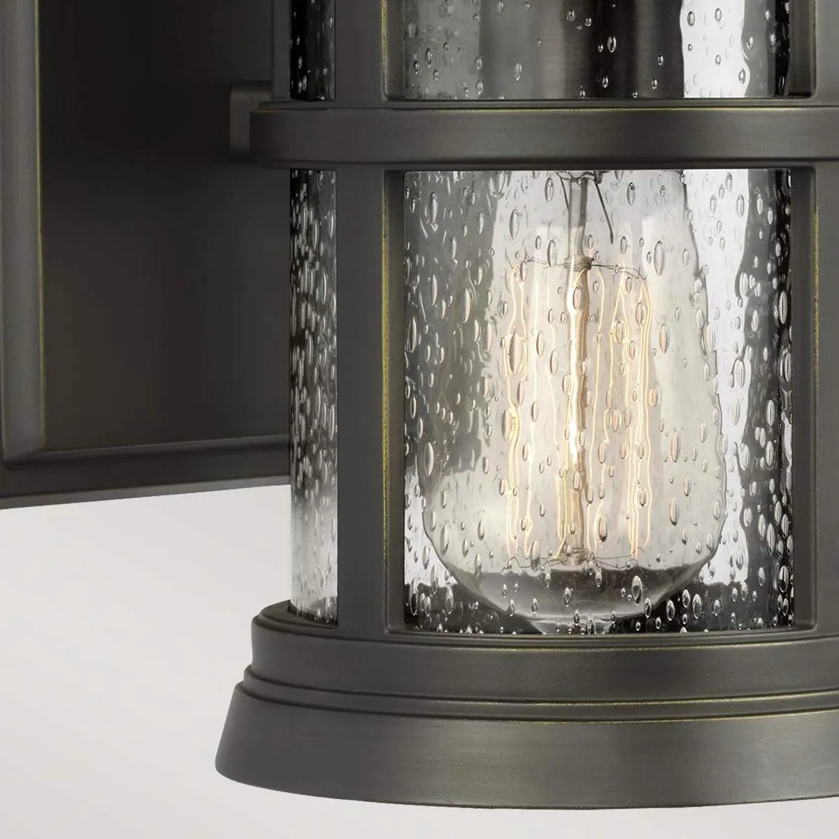 Newport 1 Light Wall Lantern | Antique Bronze