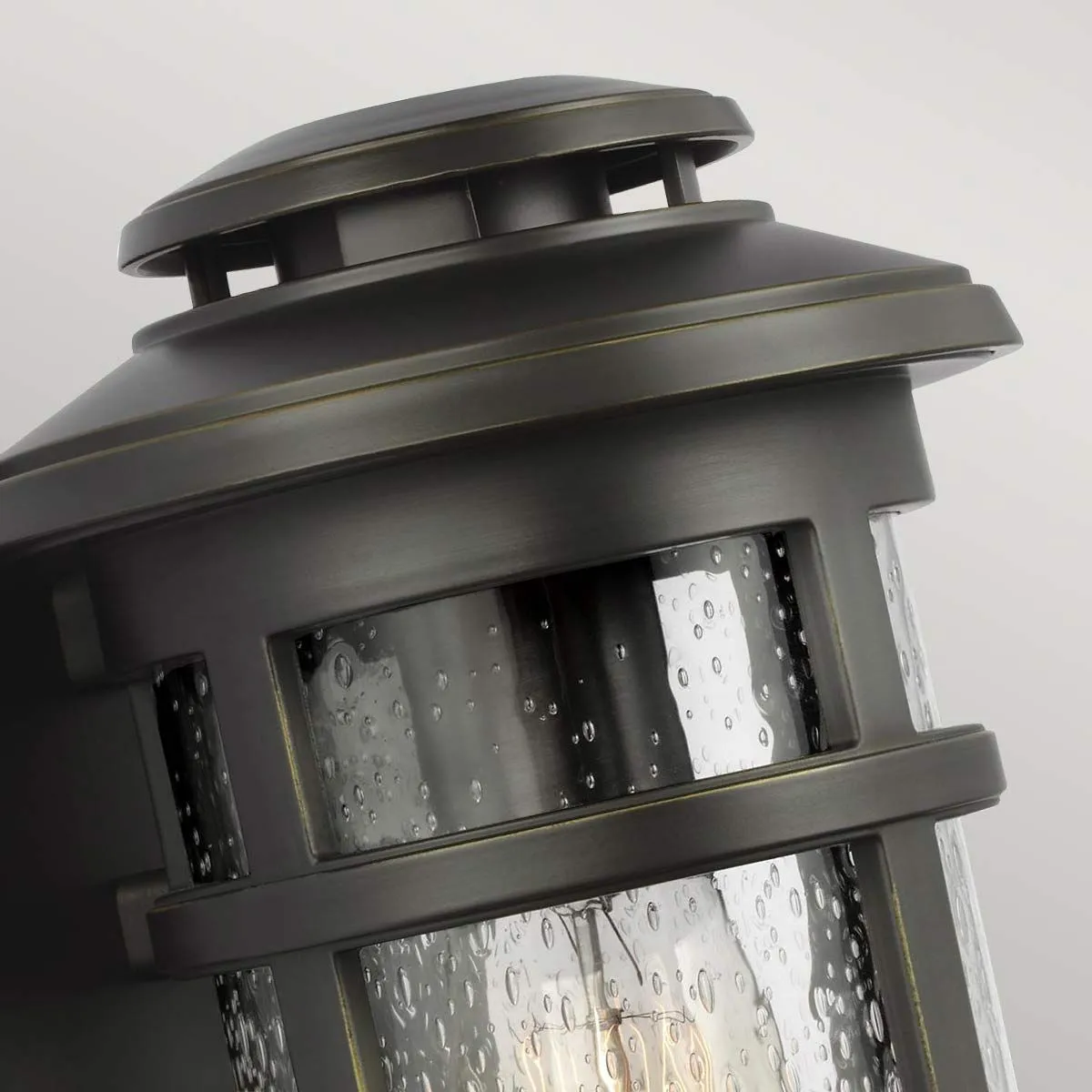 Newport 1 Light Wall Lantern | Antique Bronze